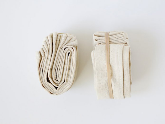 Folded napkins