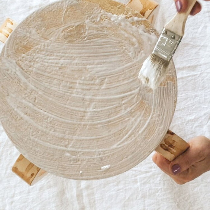 Applying glue
