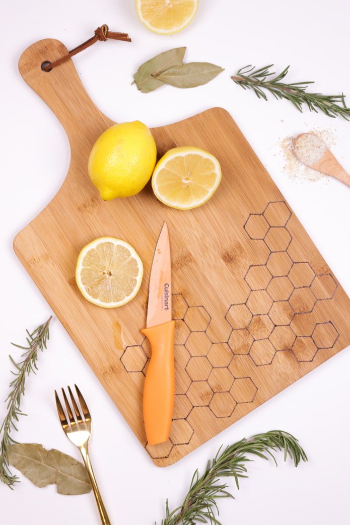 Cutting board decor