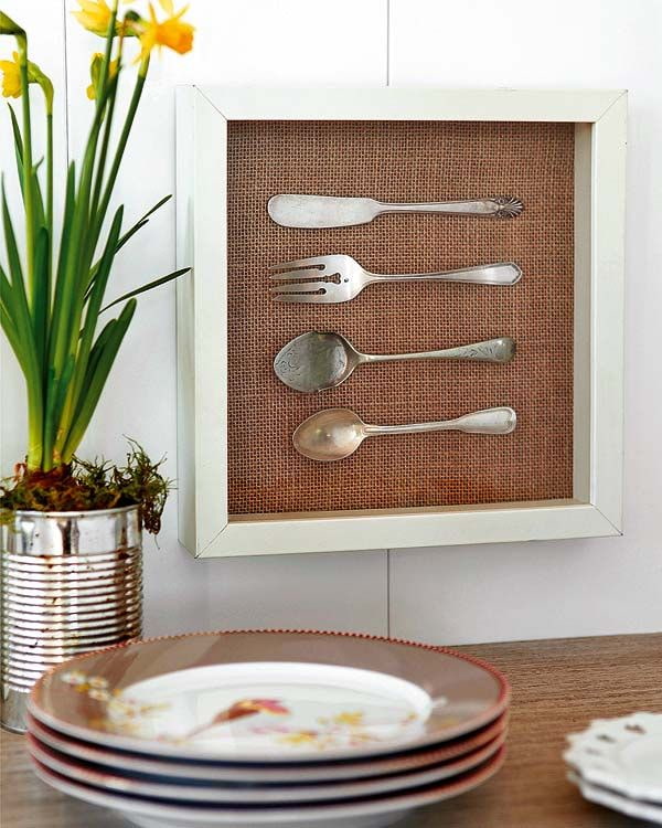 Spoons and Forks in a Frame