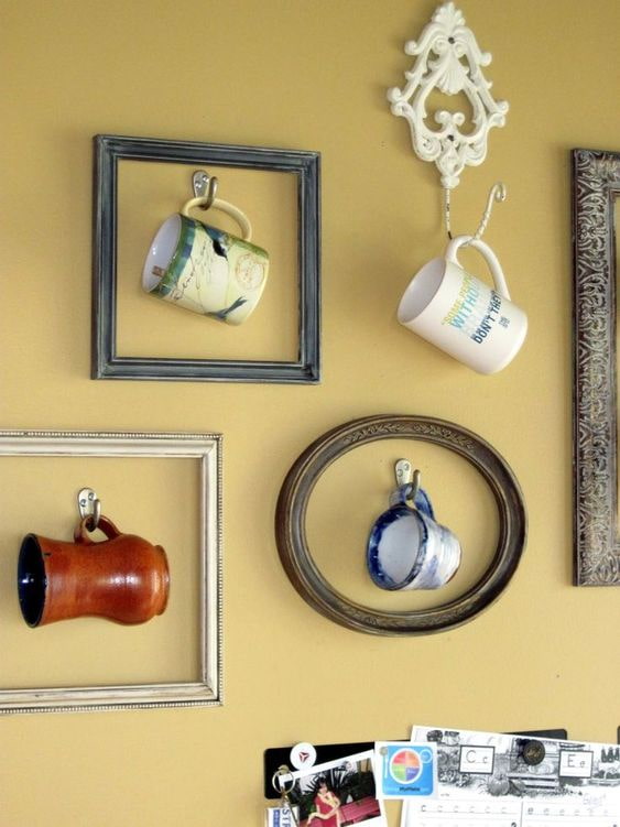 Cups in a frame