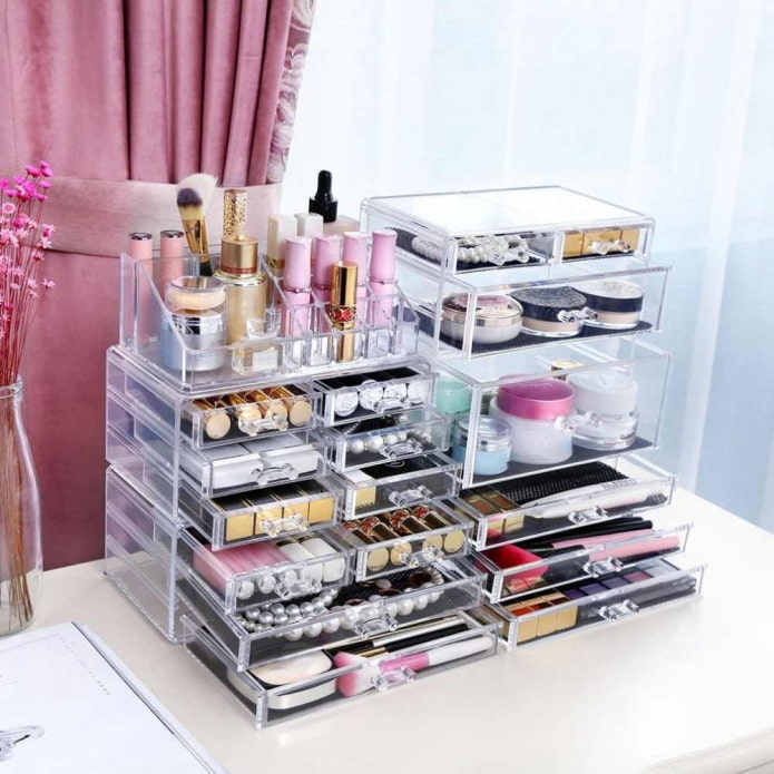 Organizer for cosmetics