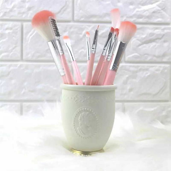 Brushes in a flower pot