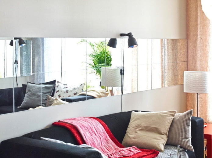 LOTS in the bedroom-living room
