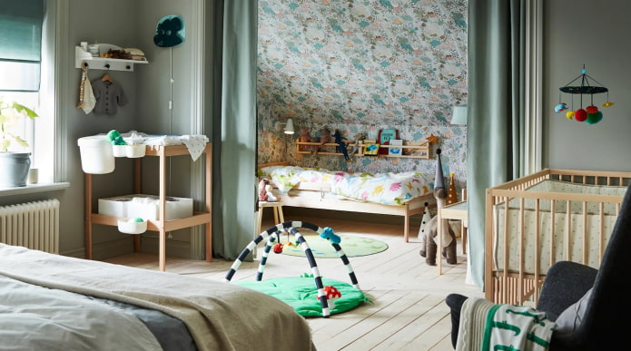 Curtains in the nursery