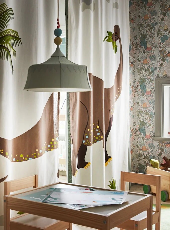 IKEA curtains zoning