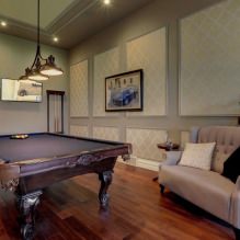 Billiard room interior in the house: design rules, photo-4