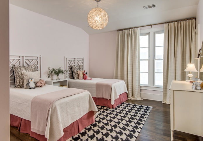 two beds in the nursery