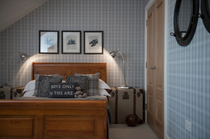 finishing a gray children's room