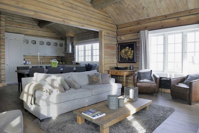 planning and zoning of the living room in the interior of the house
