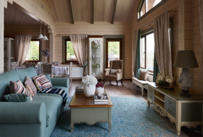 log house in Provence style