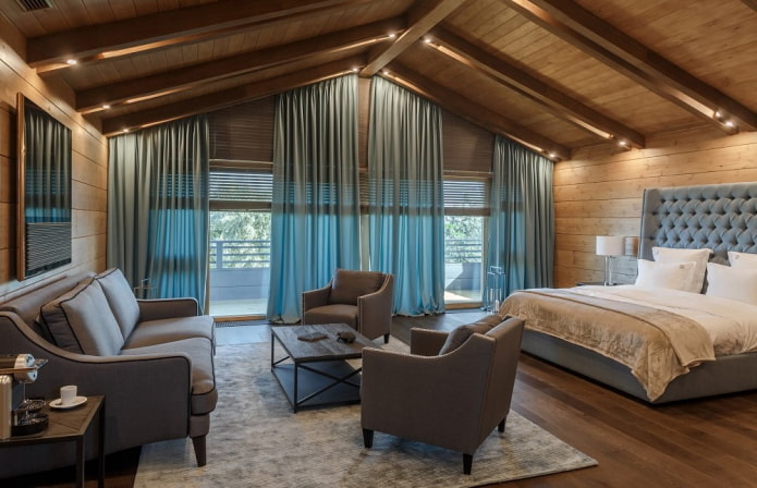 log house in the style of a chalet