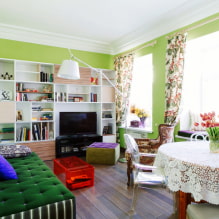 How to design the interior of the living room in a private house?-0