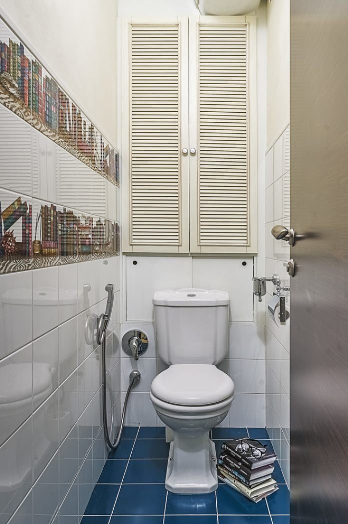 interior of a toilet in a Khrushchev apartment