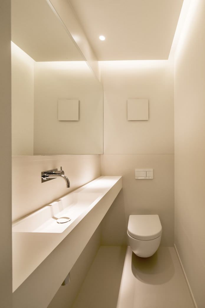 white toilet