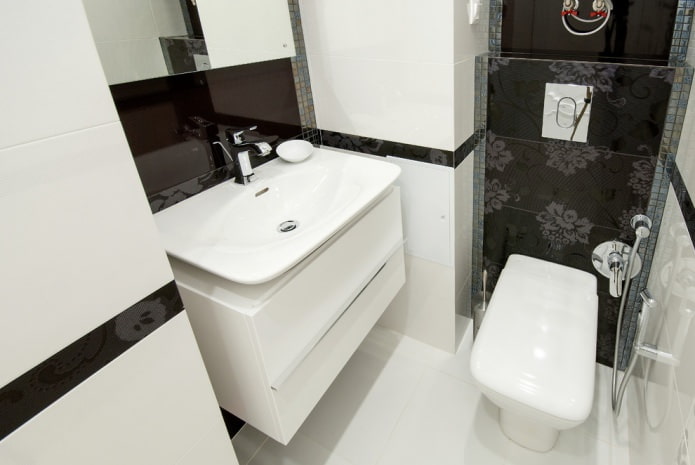 cabinet in the toilet interior
