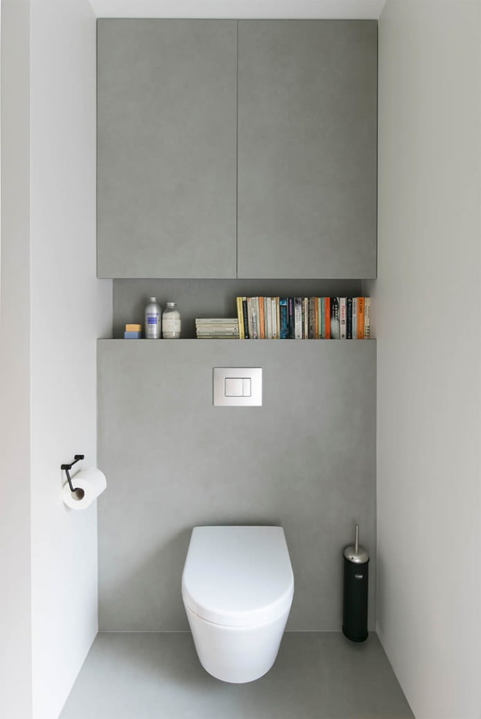 Self-leveling floor in the bathroom