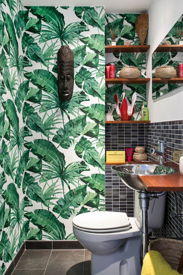 wallpaper with greenery