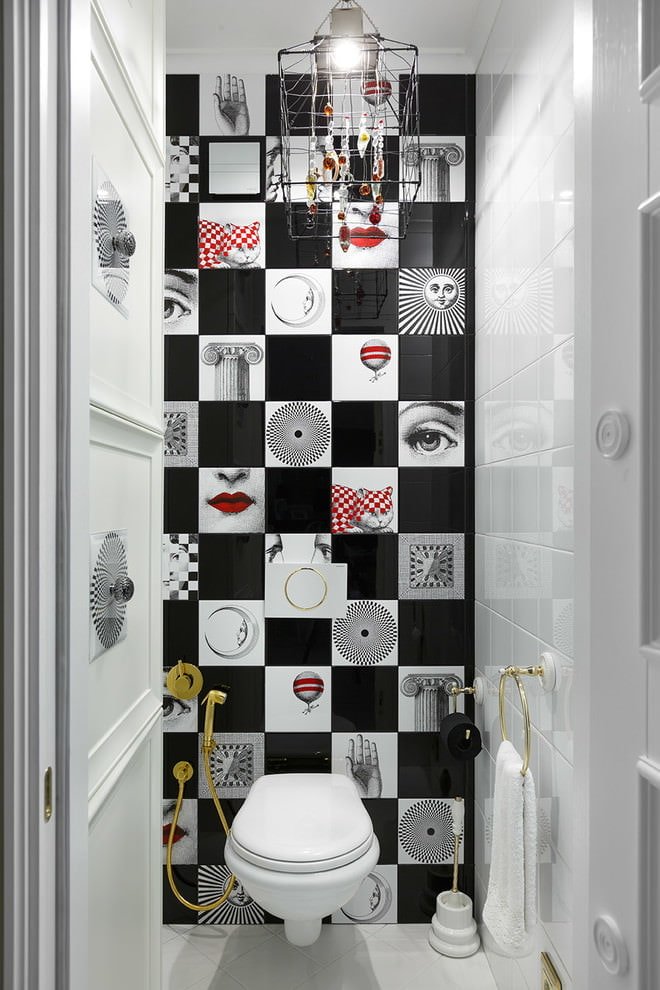 lighting in the bathroom in a Khrushchevka
