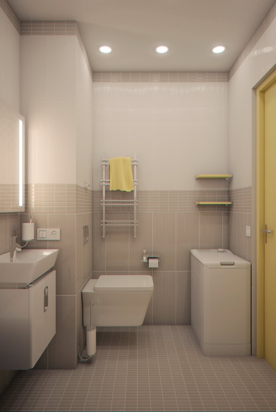 interior of a small studio apartment of 28 sq. m.