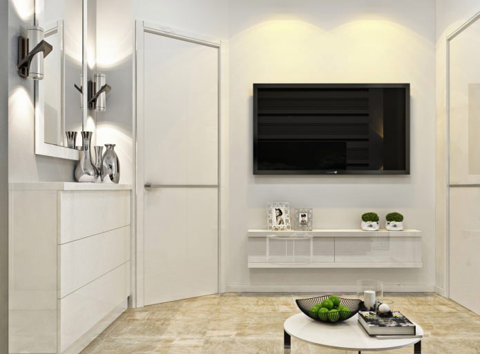 TV on the wall