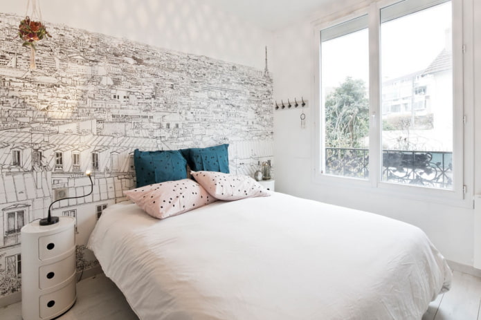 bedroom in white