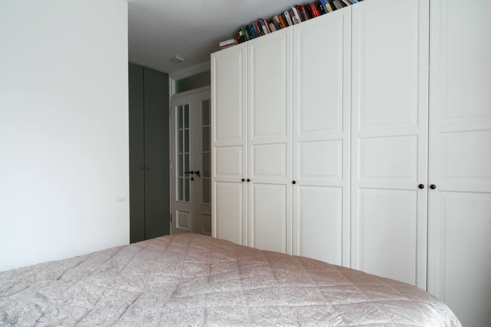 large closet in the bedroom