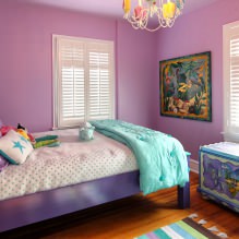 Interior in purple tones: combinations, review by rooms, 70 photos-13