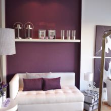 Interior in purple tones: combinations, review by rooms, 70 photos-14