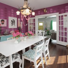 Interior in purple tones: combinations, review by rooms, 70 photos-0
