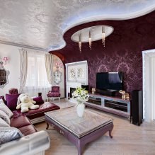 Interior in purple tones: combinations, review by rooms, 70 photos-8