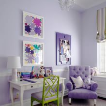 Interior in purple tones: combinations, review by room, 70 photos-17
