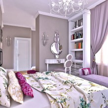 Interior in purple tones: combinations, review by rooms, 70 photos-15