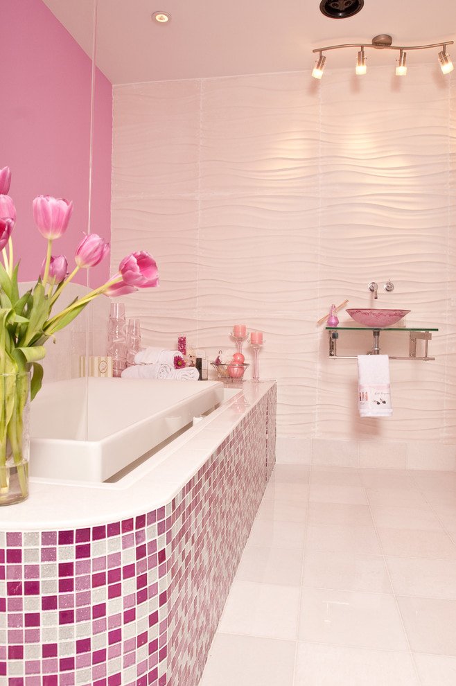 pink bathroom