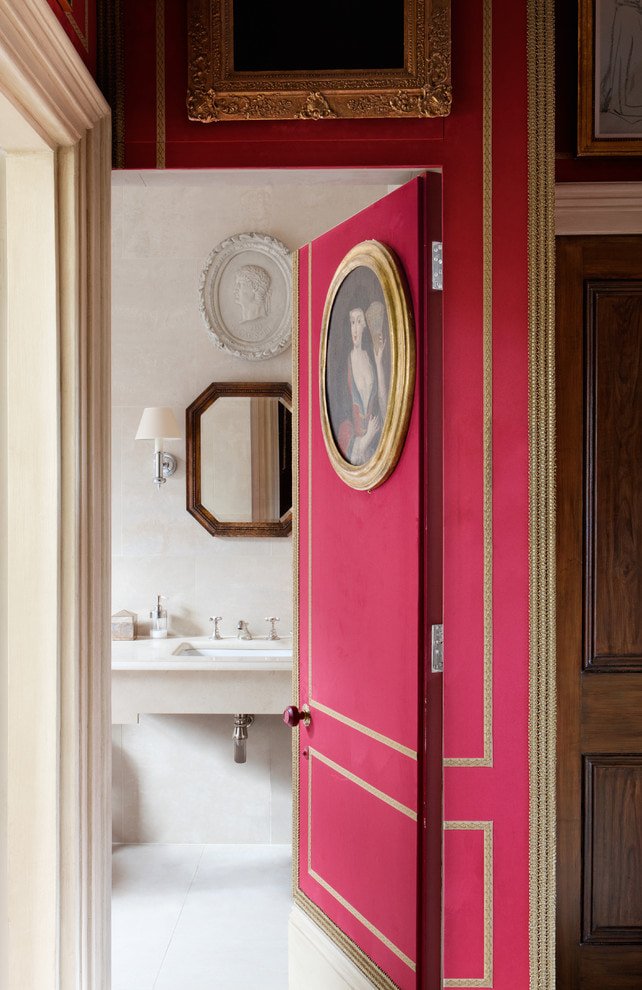 pink doors