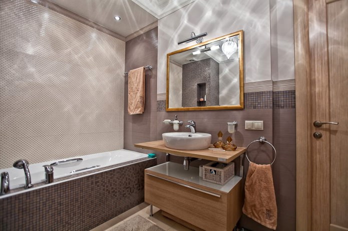 bathroom interior in a modern style 