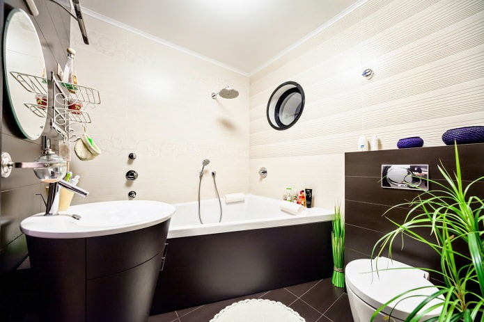 bathroom interior in a modern style 