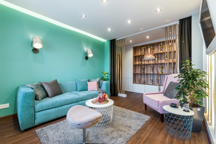 turquoise interior