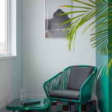 Turquoise: the best combinations in the interior -5