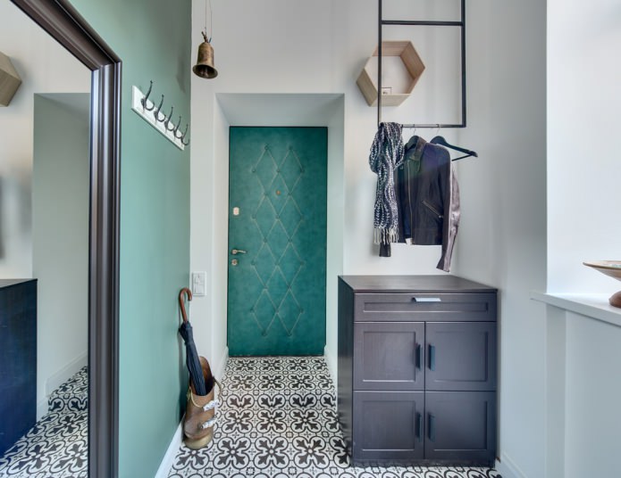 entrance door in the interior