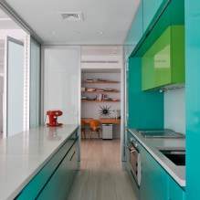 Turquoise: the best combinations in the interior -2