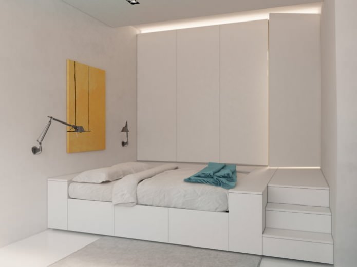 hidden bed in the floor