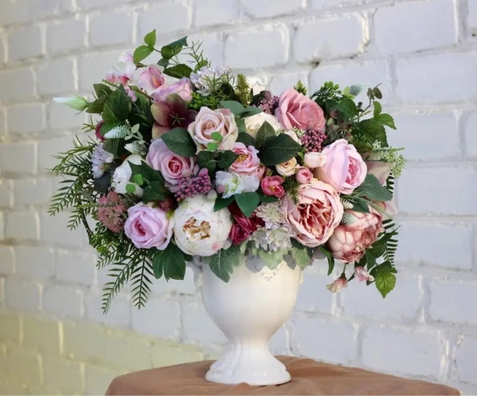 bouquet in a vase