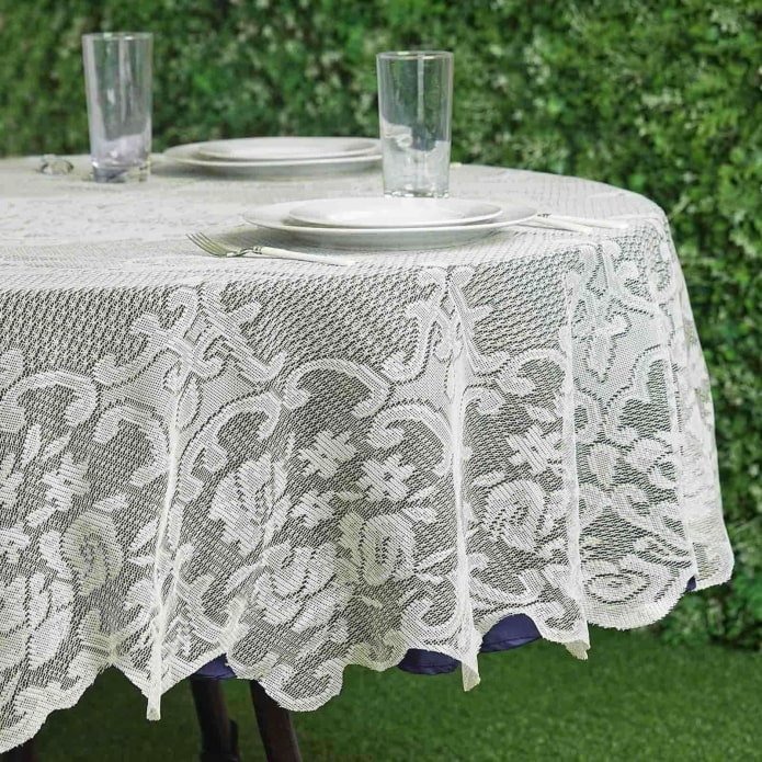 Vintage tulle tablecloth