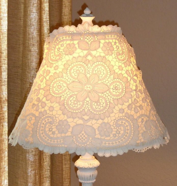 Tulle lampshade