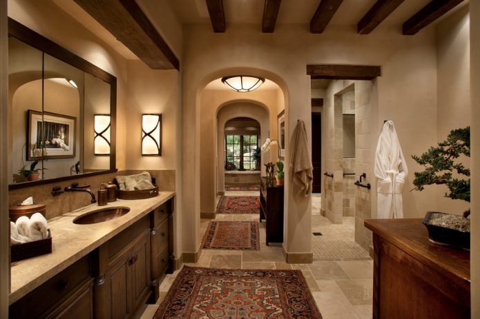 Italian style in the bathroom
