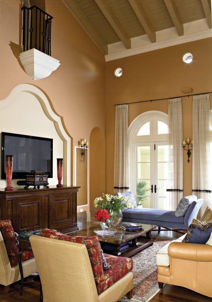 interior of a country house in the Italian style