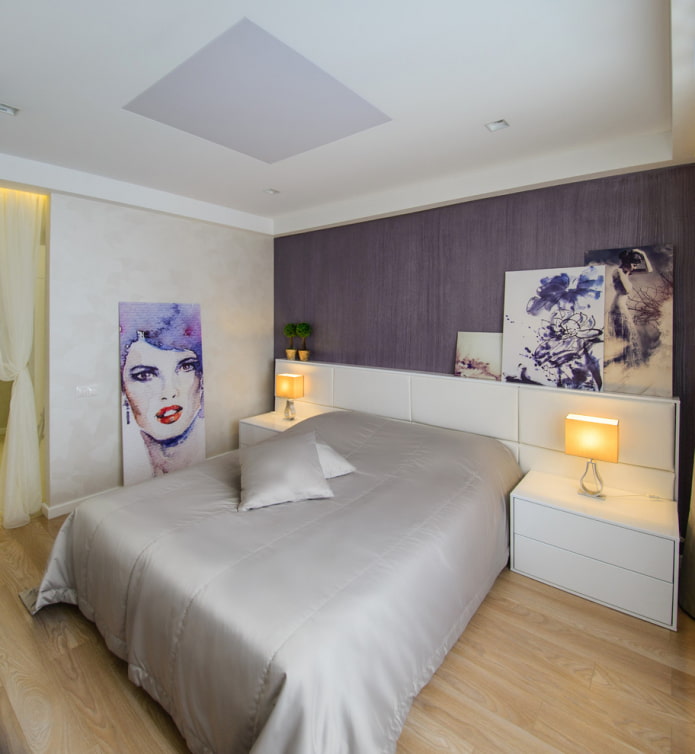 headboard with shelves
