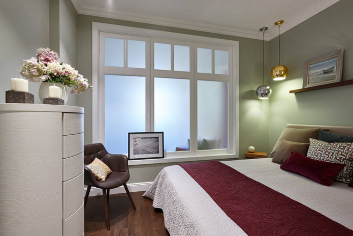 Bedroom with a window
