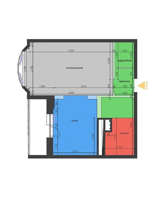 Layout before renovation
